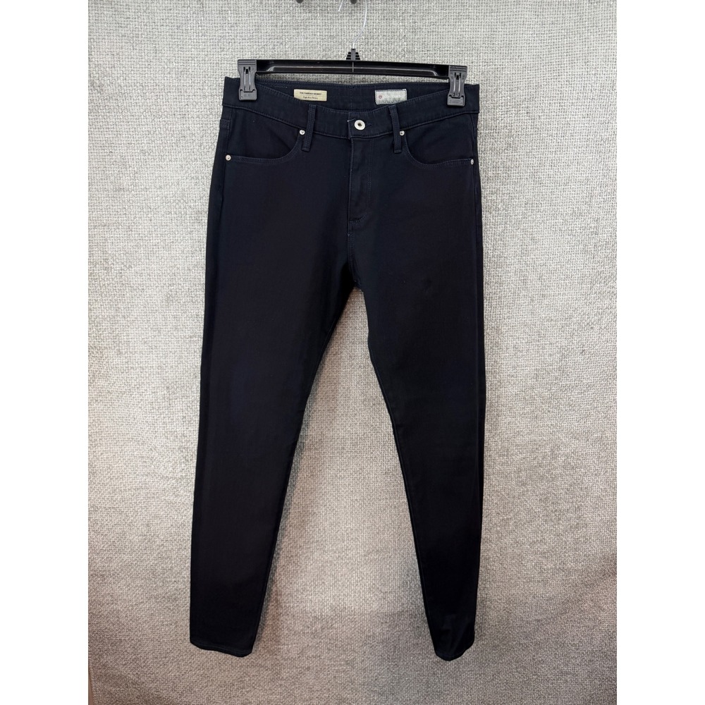 AG Adriano Goldschmied Farrah Skinny Jeans Black Contour 360 High Rise 30R USA - Picture 4 of 11